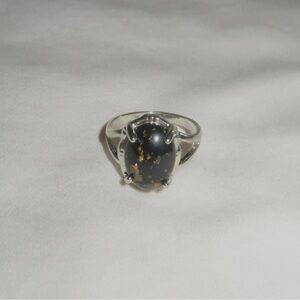 Silver Crystal Ring